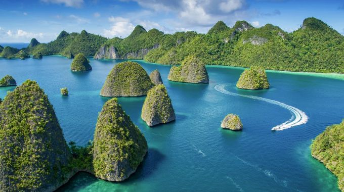 Raja Ampat in Indonesia is a dream destination.