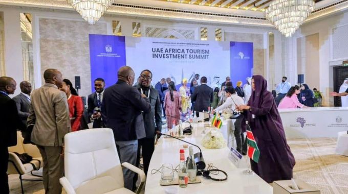 During a Ministerial Roundtable chaired by UAE Minister of Economy and Tourism, H.E. Abdulla bin Touq Al Marri, Deputy Minister Mnangagwa presented Zimbabwe’s Tourism Cluster Approach, which promotes collaboration between sectors such as transport, culture, energy, and agriculture to drive tourism-led economic growth.