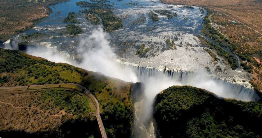Zimbabwe vs Zambia: Which Side of Victoria Falls Should You Visit? 2 Victoria Falls from the sky