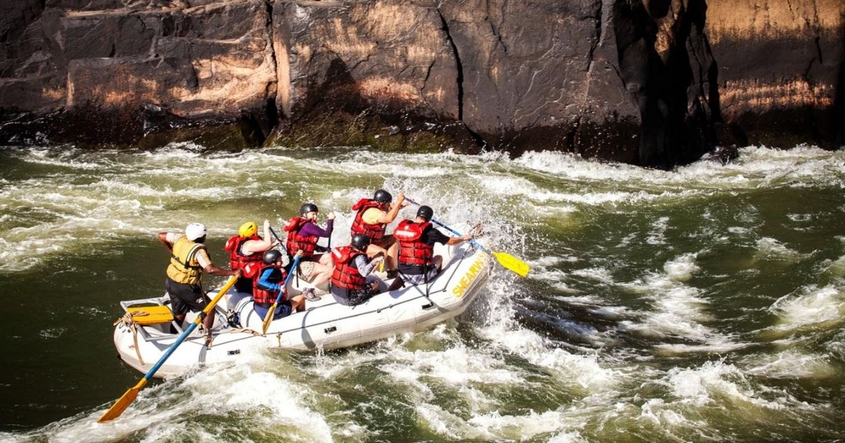 White water rafting 